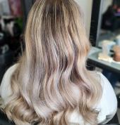 Cram and ash blonde on this beautiful head of hair