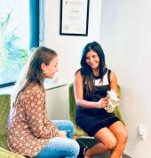 Chiropractic consultation with a new client