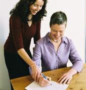 Improve your posture while working at a desk