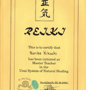 I am Reiki healer / Teacher / Master.