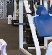 Spacious workout facility open 24 hours 7 days
