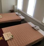 A couples massage room.