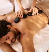 Hot Stones Massage: Heated stones are used to relax muscles, ease tension, and promote deep, soothing relaxation throughout the body