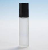Frosted Roll on bottle with black cap