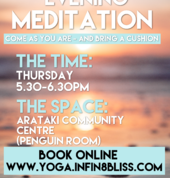 evening meditation mount maunganui