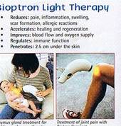 Bioptron light therapy