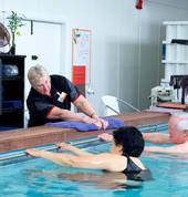 Our hydrotherapy pool is an important part of our programmes, Physiotherapy and is also open to the public.